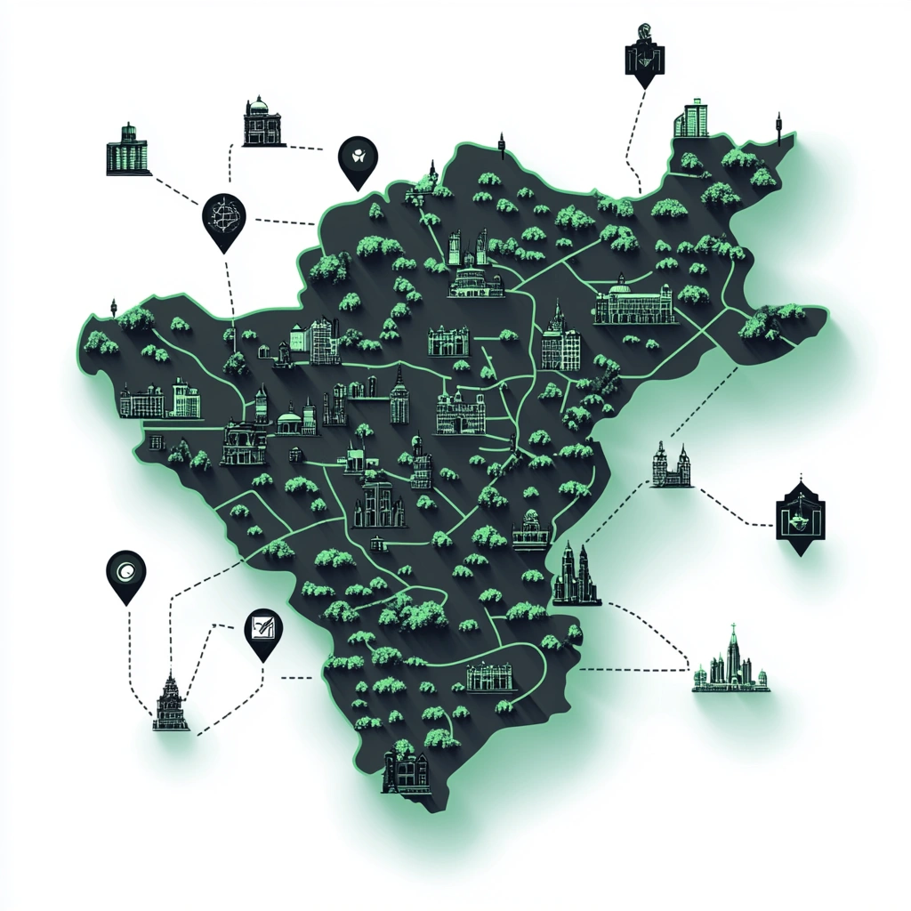 Карта партнерів froskendir по Україні